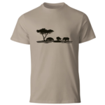 Rhino landscape - T shirt