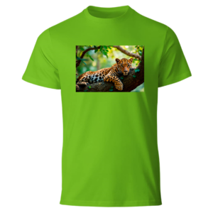 Leopard In Tree - T shirt