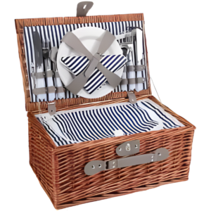 4 Person Mapumpi Wicker Picnic Basket