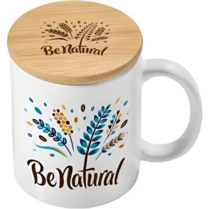 Mapumpi Bamboo & Ceramic Sublimation Coffee Mug